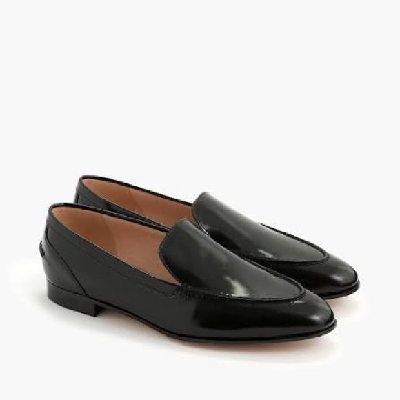 J. Crew Shoes - J.Crew Academy Loafer Black Leather 9.5